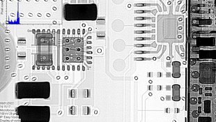Röntgenbild Elektronische Baugruppe